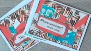 #lovesummerart Happy Mail Card