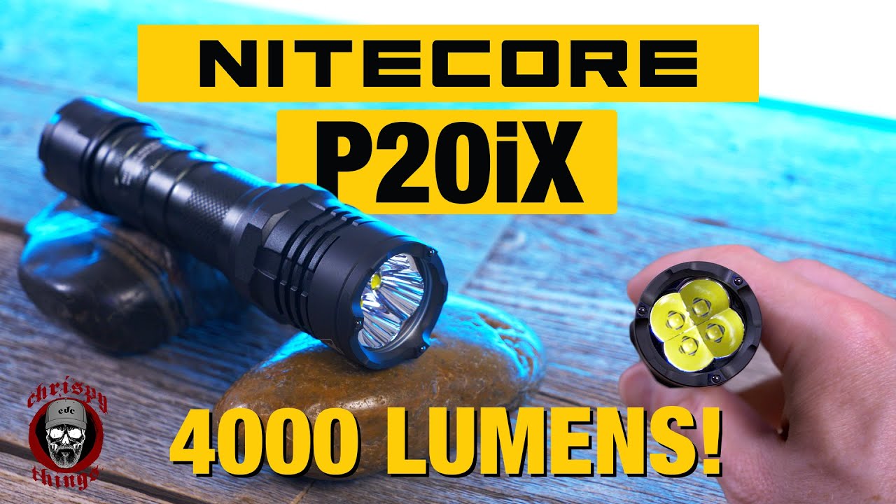 Is this the BEST Tactical Floodlight for Law Enforcement? Nitecore P20iX  4000 Lumen flashlight!