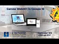 Canvas WebMI+ in Cscape 10