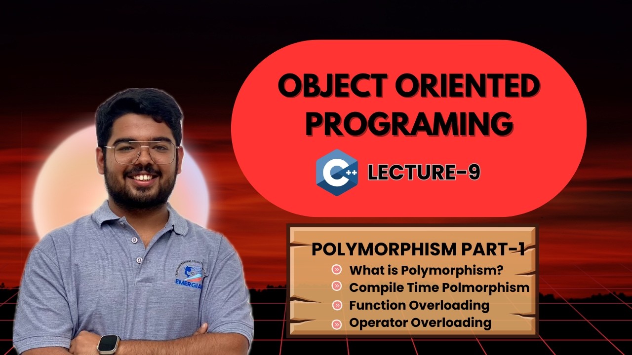 Compile Time Polymorphism in C++ 🔥 Function & Operator Overloading ...