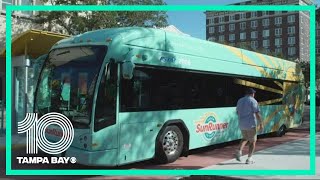 PSTA unveils public transportation game-changer with first completed SunRunner station