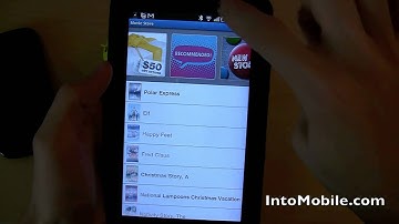 Sprint Samsung Galaxy Tab Android tablet software tour (TouchWiz UI AllShare ThinkFree Office)