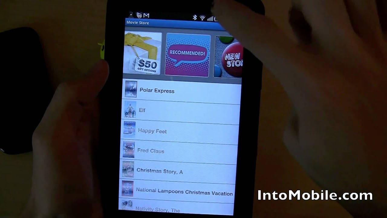 Sprint Samsung Galaxy Tab Android tablet software tour (TouchWiz UI