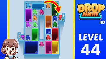 Drop Away Level 44 Solution Walkthrough