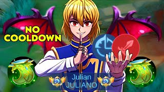 JULIAN NO COOLDOWN + FULL LIFESTEAL BUILD! UNLI SKILLS + OP DAMAGE | Mobile Legends screenshot 3