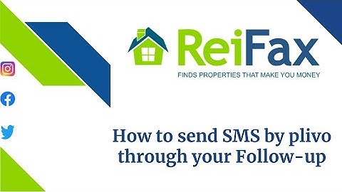 How to send SMS by Plivo