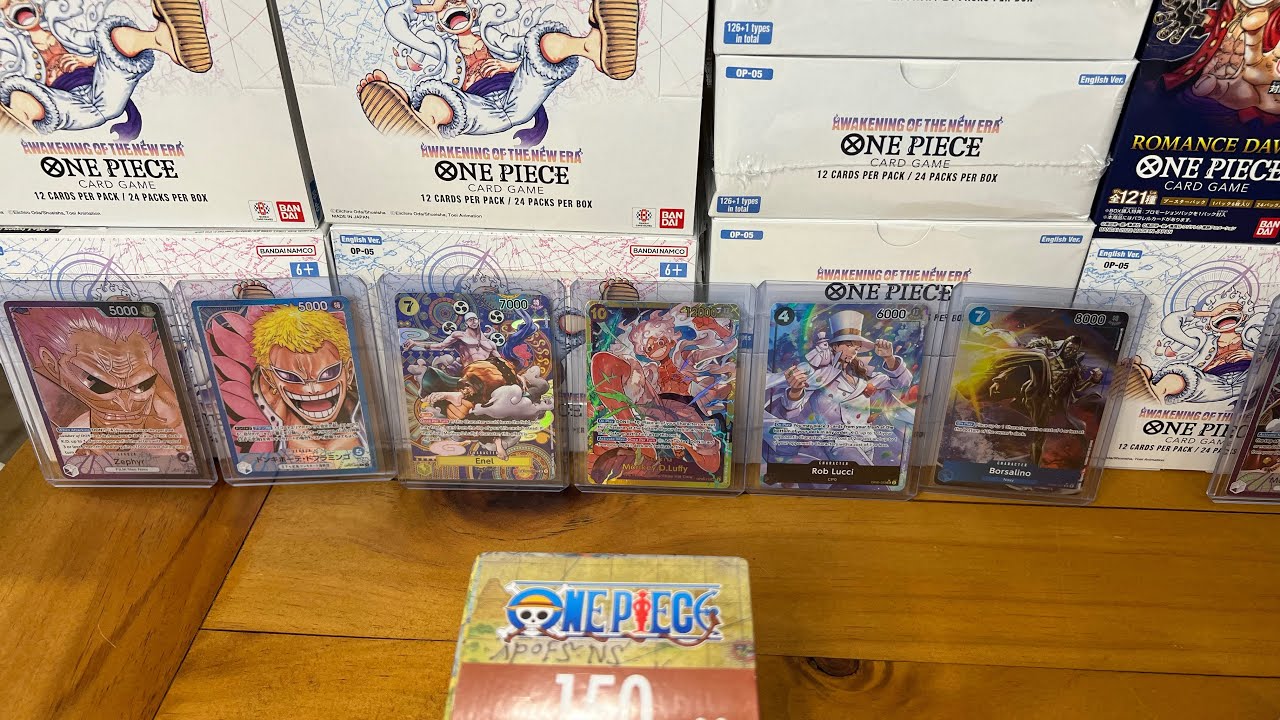 One Piece booster box opening! To celebrate 100 subscribers, I opened