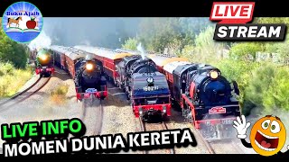LIVE Streaming Info dan Momen LUAR BIASA di Dunia Kereta Api I Buku Ajaib