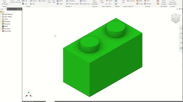 Autodesk Inventor Tutorial - Lego Brick 2x1
