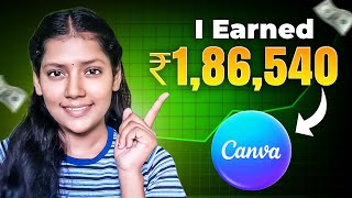 How I Made ₹1,86,540 Using Canva | Diptimai Sahoo