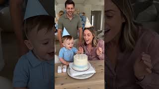 Bebelușul i-a cântat „La mulți ani” mamei… Apoi a început haosul tortului 😂🎂