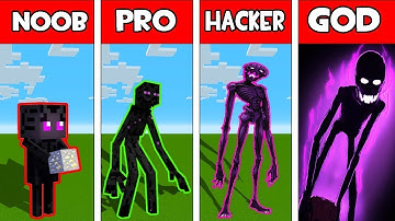 Minecraft NOOB vs PRO vs HACKER vs GOD NDERMAN MUTANT EVOLUTION