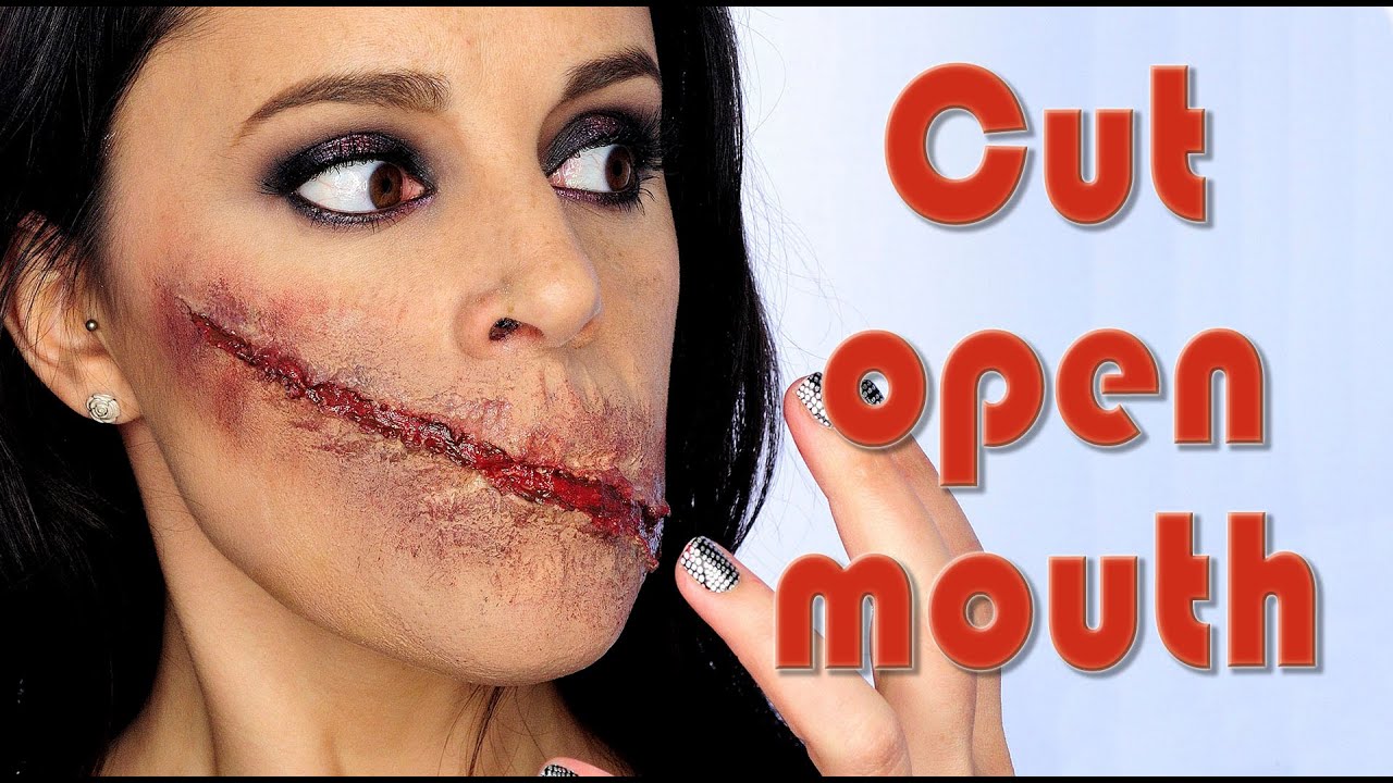 Cut On The Face No Mouth FX Makeup Tutorial Silvia Quiros YouTube