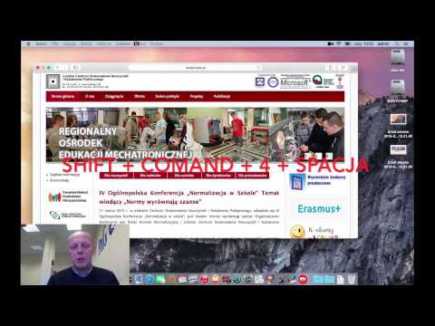 Jak zrobić zrzut ekranu w Mac OS X