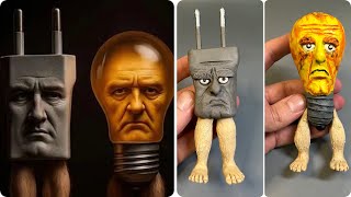 I made Stekerito Bulbonito Brainrot meme #brainrotmeme #clay #sculpting #plasticine 