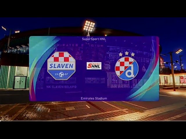 HNK Rijeka vs NK Osijek  PES 21 Prva Liga Live Gameplay 