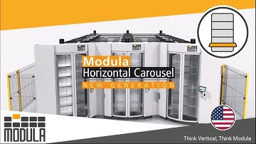 Modula Horizontal Carousel - High-performance order fulfillment in low ceiling environments - USA