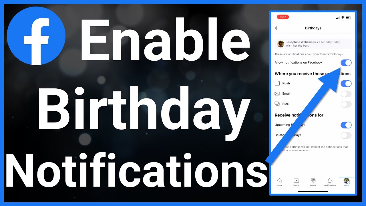 How To Get Birthday Notifications On Facebook YouTube How To Get Birthday Notifications On Facebook YouTube