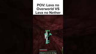 LAVA NO NETHER É UM ABSURDO KKKKKKKKKKKK #shorts #minecraft