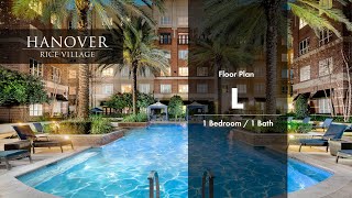 L Floor Plan: 1 bd / 1 ba