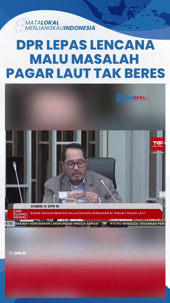 VIRAL, 'Saya Malu Masalah Pagar Laut Tak Kunjung Beres', Momen Anggota DPR Lepas Lencana