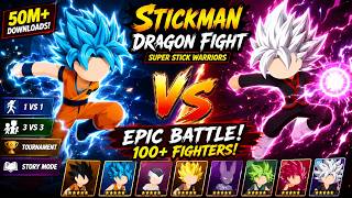 🔥 Stickman Dragon Fight – Epic Battle! 😱 | Super Stick Warriors screenshot 5