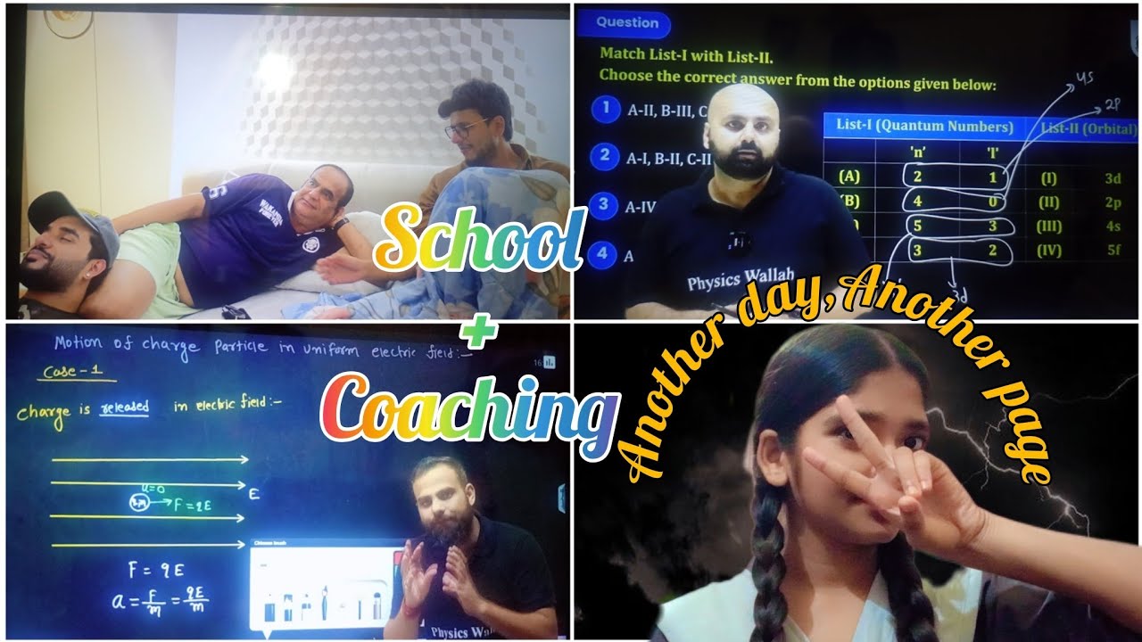 School+ coaching as a neet aspirant #minivlog #neetaspirents