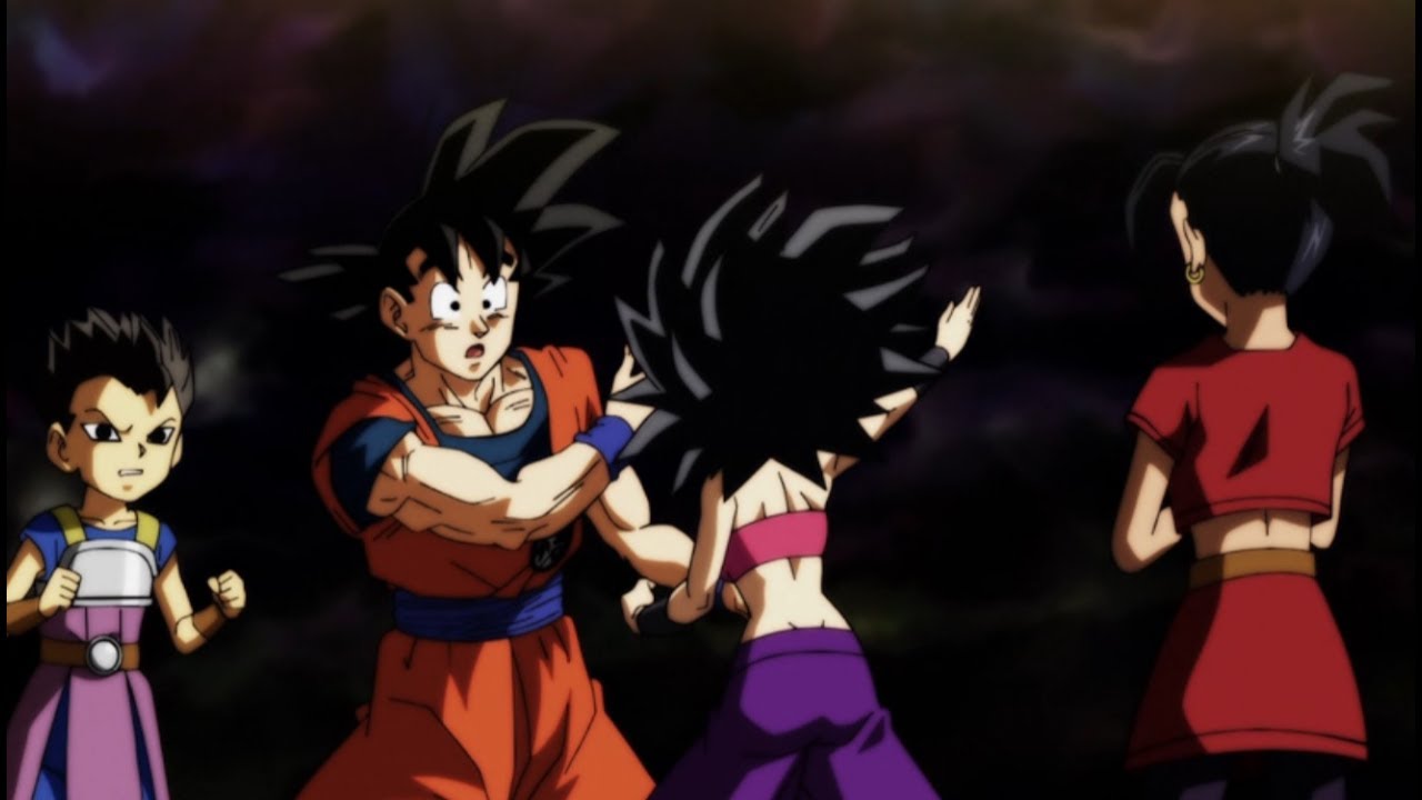 Caulifla Asks Goku What Super Saiyan Blue Caulifla Dragon Ball Super Episodes 98 101