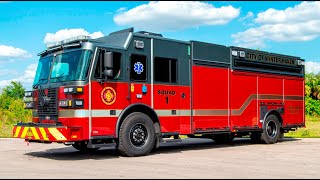 SFEV - Winter Haven Fire Department's new Sutphen custom squad pumper - SQUAD 1 by South Florida Emergency Vehicles 412 views 3 weeks ago 56 seconds
