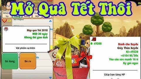 ngoc rồng online - mở hộp quà sự kiện tết 2019 và cái kết bất ngờ