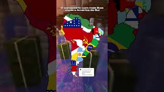 o comentário com mais likes muda a América do Sul - pt 39 #southamerica #map #fyp #shorts