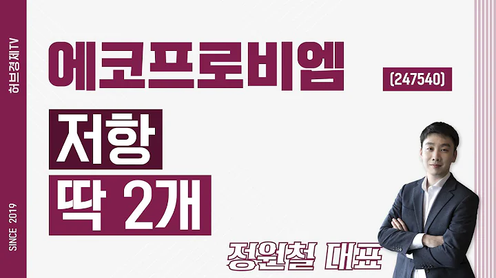 에코프로비엠 (247540) - 저항 딱 2개