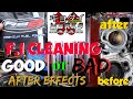 F.I CLEANING and changing fuel filter after performance effect | fi cleaning on aerox 155