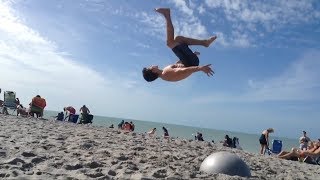Crazy Beach Ball Flips