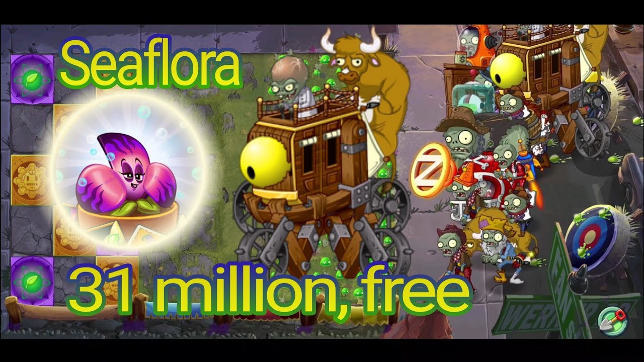 PvZ 2 Arena Strategy How to get 31 million for Arena Seaflora and