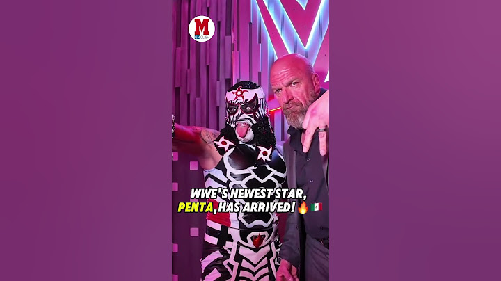 WWE’s newest star, Penta, has arrived! 🔥🇲🇽#wwe #wrestling #penta #pentagon #raw #mondaynightraw