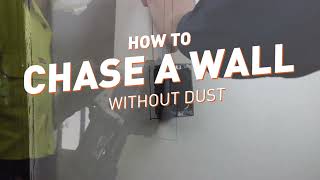 How to chase a wall without dust using the Arbortech AS175 Resimi