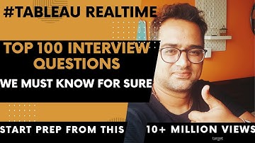 Top 100 Tableau Interview Questions with Answers | #xpressurdata