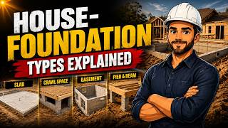 🏠HOUSE FOUNDATION TYPES EXPLAINED| Slab vs Crawl Space vs Basement vs Pier & Beam[HOME CONSTRUCTION]