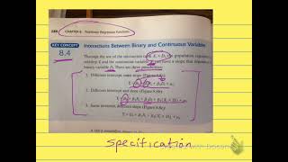 key concepts interaction terms