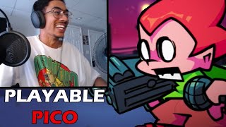 NEW FNF CHARACTER SELECT PLAYABLE PICO!!!!!!!!