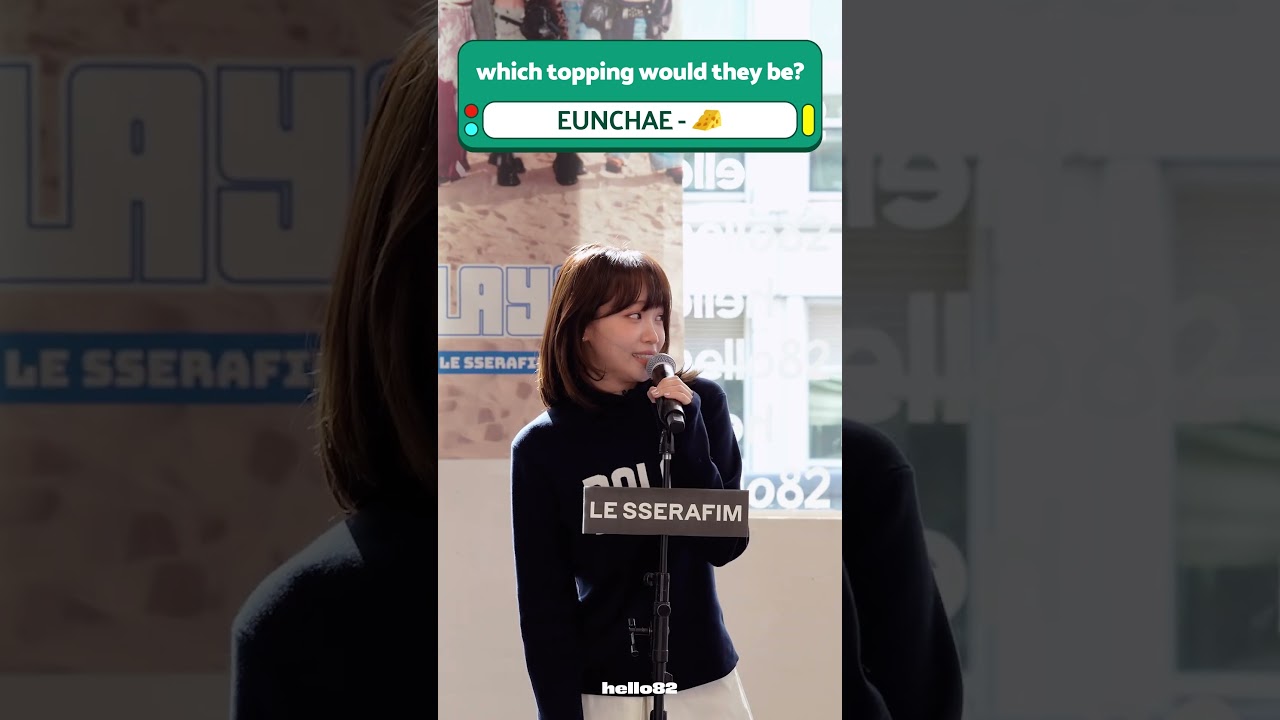 LE SSERAFIM as New York pizza toppings! 🤭🍕