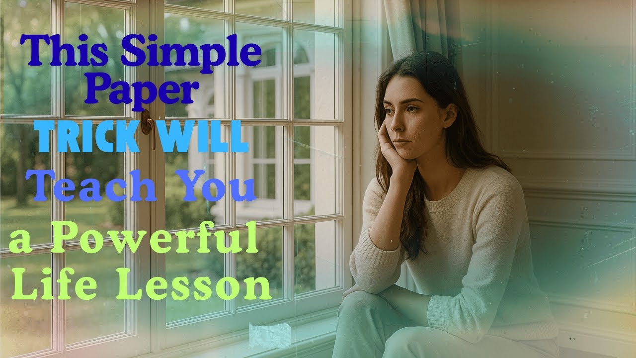 This Simple Paper Trick Will Teach You a Powerful Life Lesson YouTube