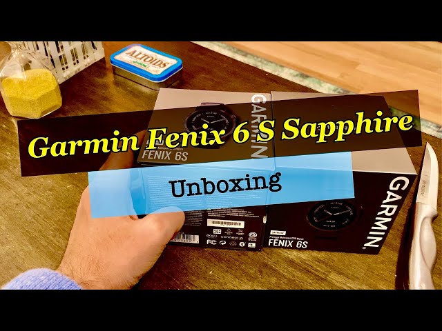 Garmin Fenix 6 S Sapphire Smartwatch - Unboxing!