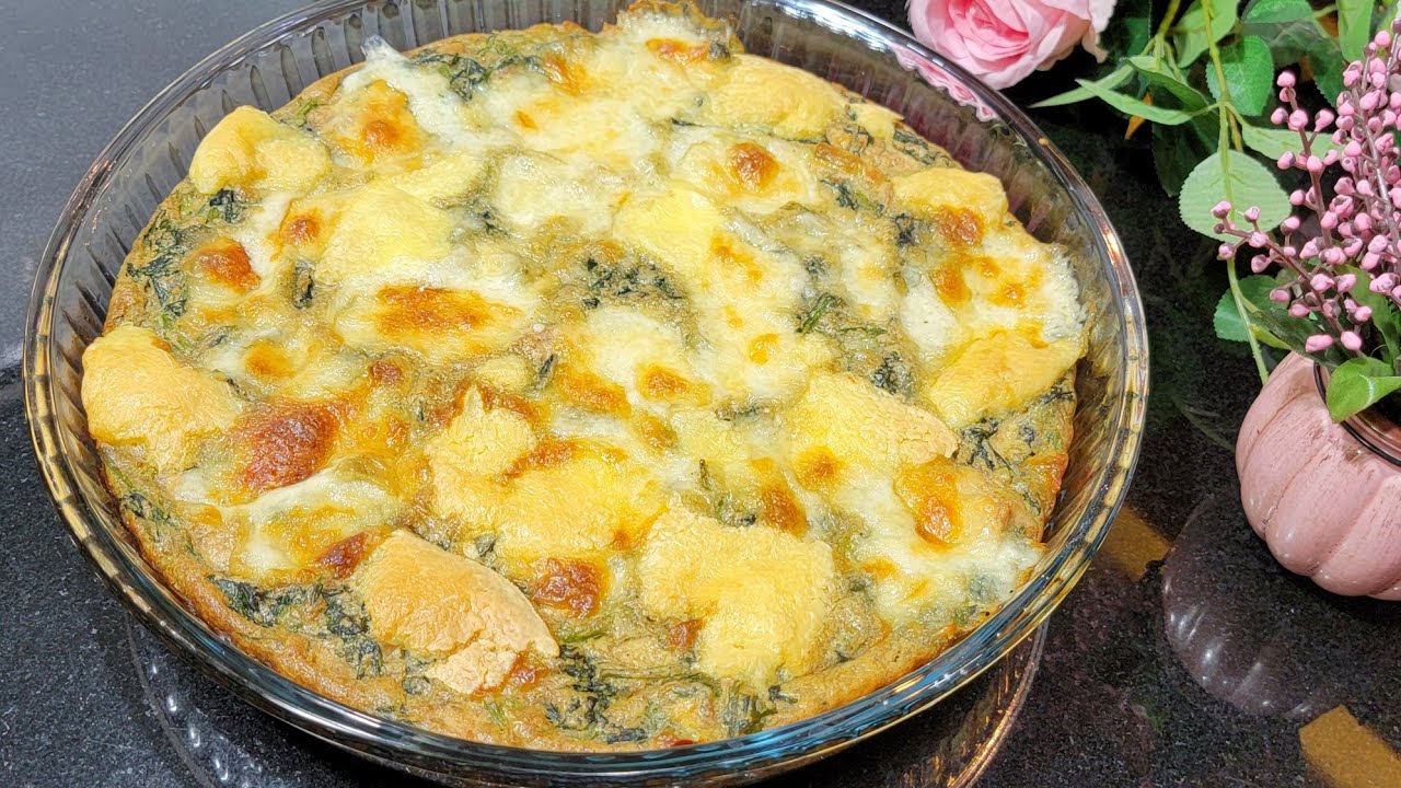 فطائرصحيه ولذيذه تناسب#الدايت،بالسبانخ بثلاث ملاعق شوفان فقط(تجهيزات رمضان)