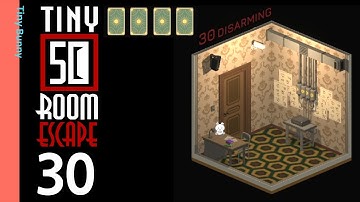 50 Tiny Room Escape 30 Disarming Walkthrough (4 Cards)