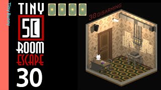 50 Tiny Room Escape Level 30 Walkthrough (4 Cards)