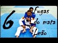 Seis saidas do Mata Leão Feu Bjj