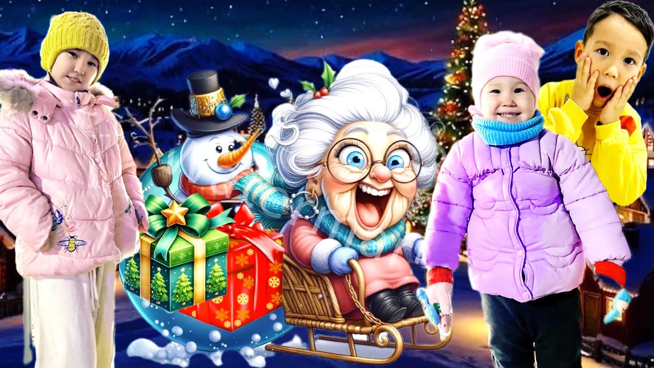 АЯЗ ӘЖЕ КЕЛДІ🫠📽️🥶ҚАНДАЙ ПОДАРКАЛАР ӘКЕЛГЕН 😱#trend 