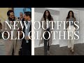 New outfits from old clothes shopping my closet for italian streetstyle